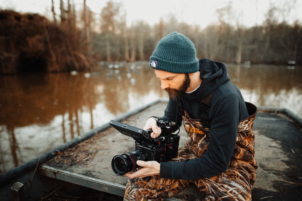 Ben Holding Camera