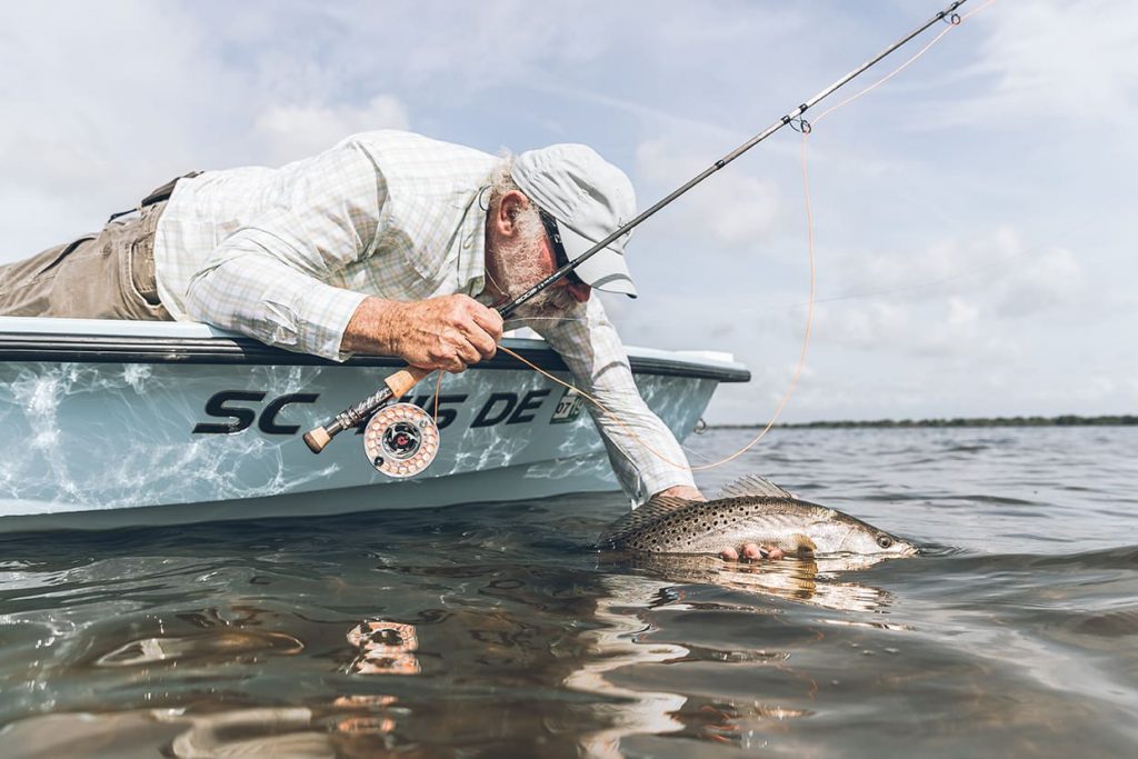 Flip Pallot fishing.