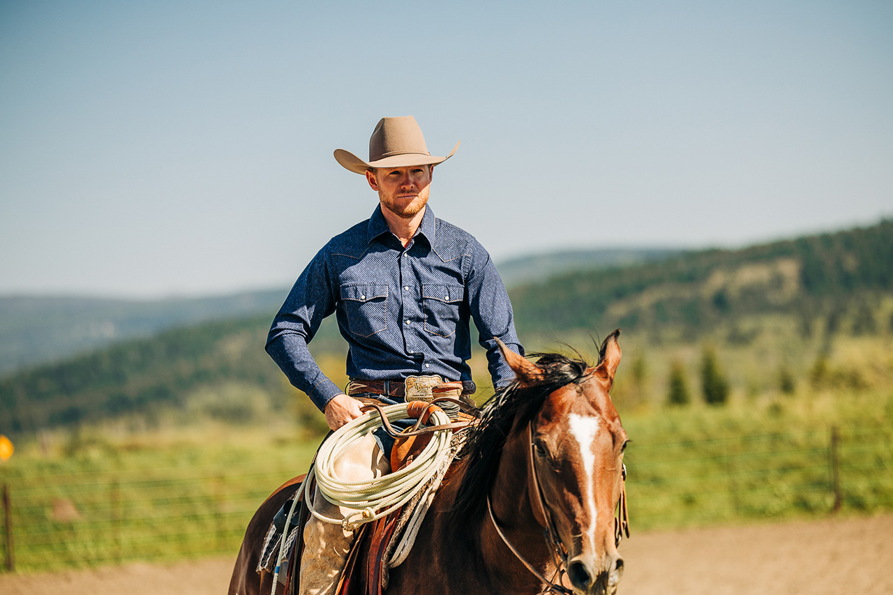 cowboy on horse